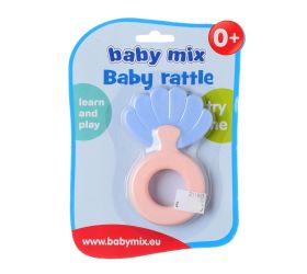 Hryzátko s hrkálkou bayo mušľa