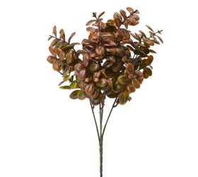 Zeleň sukulent zeleno-hnedá metal 34cm