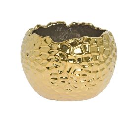 Obal keramika 19,5x12,5cm zlatý