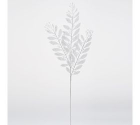 Konár biele lístie 77cm