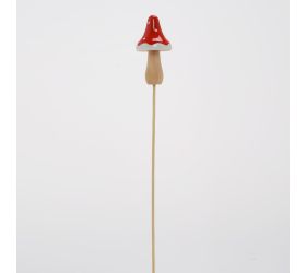 Zápich hríbik čer/bie/nat drevo 4*4*32cm