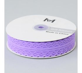 Stuha čipka 30mmx50y bl.fialová