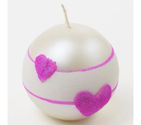 Zosia love guľa 80 bie+ruž