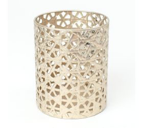 Lampáš kov champagne 9,5x9,5x11cm