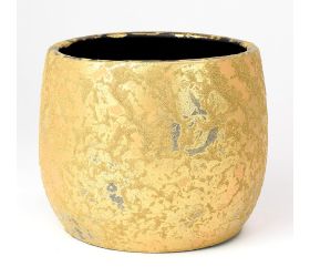 Obal clemente okrúhly zlatý 19,5xv15,5cm /1055435