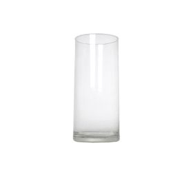 Váza valec sklo trans.c/v  t/c /cil-v250-d120 25x12cm