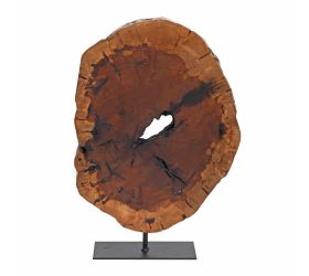 Dekorácia drevo 25x4x30cm natur