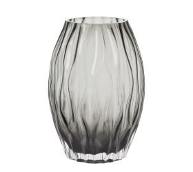 Váza sklo čierna 15*20cm