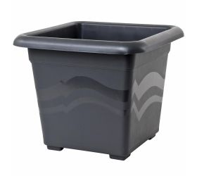 Kvetináč quattro antracit glit 40x40x33cm