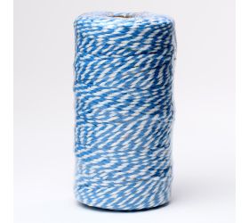 Šnúrka farby  2mmx100m tyrkys/biela