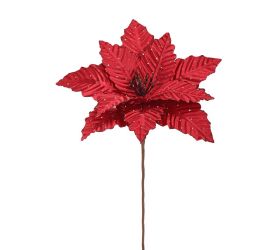 Zápich vianočná ruža bordová 30cm