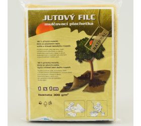 Jutový filc 300g 1x1m s výrezom