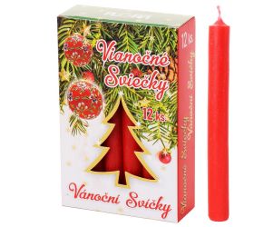 Vianočné sviečky červ. 12/115