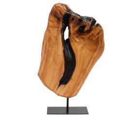 Dekorácia drevo 26x4x36cm natur