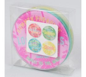 Tanierik s/4 10cm sklo