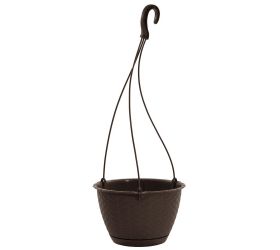 Drlw240 kvetináč+záves ratolla round w umbra-hnedý 24,3xh16/4,85l