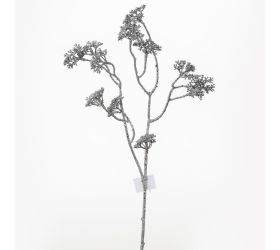 Vetvička cypruštek strieb.glitter 55cm