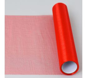 Organza rolka 32cmx6m farba 32 červená