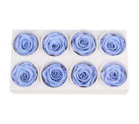 Ruža preparovaná 5cm cool lavender /ks - bal. 8 ks