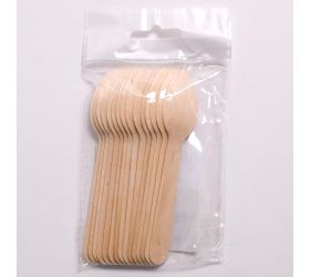 Lyžica drevená 11cm jednorázová sada 15ks/sd