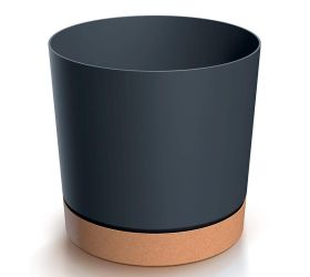 Dpod150 kvetináč tubo pm antracit 14,8xv14,7cm