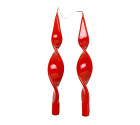 Točená špic laura červ. bal.2ks 28cm