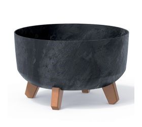 Dgrl300le kvetináč gracia low beton antracit 28,5xv17,7cm 6,8l