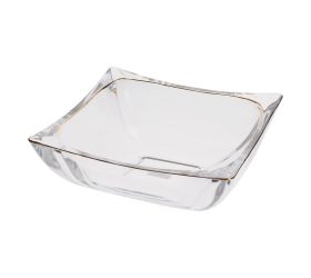 Misa sklo 26,5x10cm číro zlatá