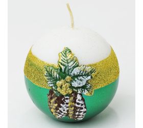 Šišky guľa 80 zelená