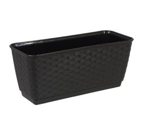 Drl400p hrantík+miska ratolla antracit 38,6x15,4xh14,2cm/6l