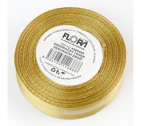 Satén stuha 20mm/15m zlatá farba 104