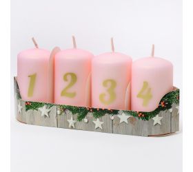 Adv.s číslami ružová ac700707