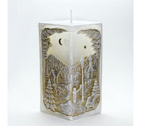Zimná krajinka kváder 70x140 bie+zlatý
