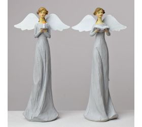Anjel sivý mix 10x5,5x20,5cm