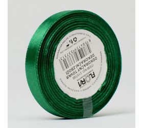 Stuha satén zelená 10mm 15m