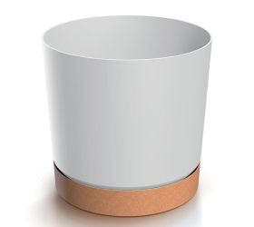 Dpod150 kvetináč tubo pm biely 14,8xv14,7cm