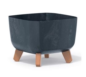 Dgql300e kvetináč gracia sq.na hohách beton antracit 29xh22cm
