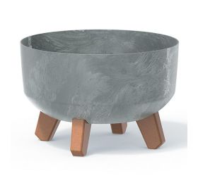Dgrl400le kvetináč gracia low beton šedý 38xv20,7cm 14,3l