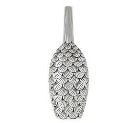 Váza biela šupiny 23,5*13,5*60cm super cena