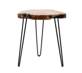 Stolík drevo 45x38xv52cm natur