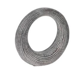 Kruh dekor polyrez l 39x9,5x38cm biela