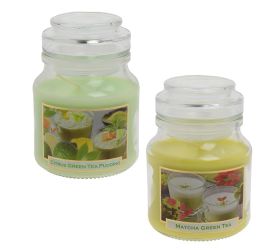 Voň.v skle green tea pudding 130gr labelled