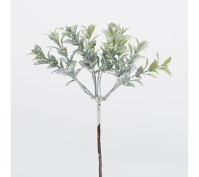 Zápich buxus zel/biely  19cm