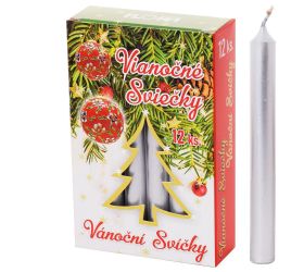 Vianočné sviečky strieb. 12/115
