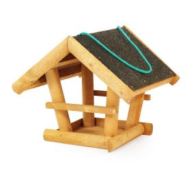 T0015.p krmítko drevo veľké šindeľ  28x29x25cm