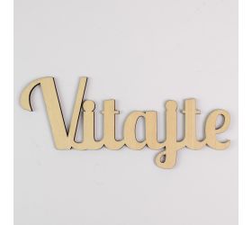 Výrez-vitajte natur 20x7cm s/3