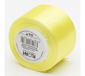 Satén stuha 38mm/10m žltá farba 082