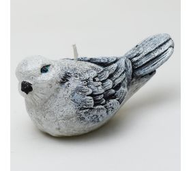 Figurka sviat. vtáčik 16x10 veľký sivý