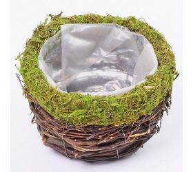 251fl/s obal kruh mach prútie 15x15x10cm