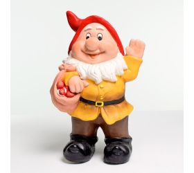 Trpaslík s košom mgo žltý 24x16x37cm